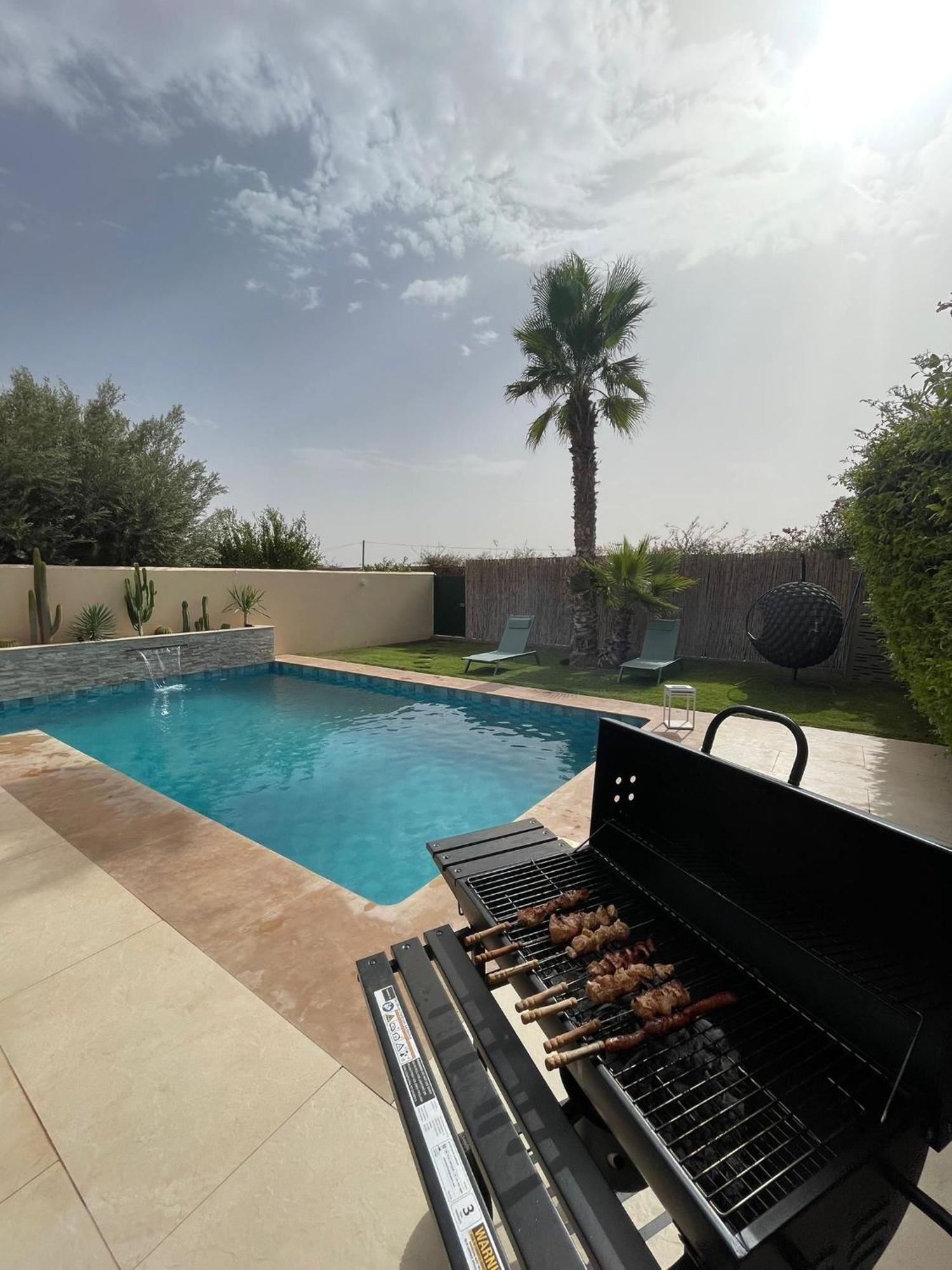 Villa Nawal Et Sa Piscine Chauffee Sans Vis-A-Vis Agadir Exterior foto